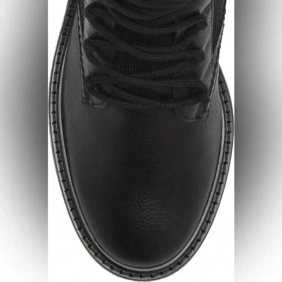 Paul Green nwt $390 Combat Boots Black on Black - Picture 5 of 6